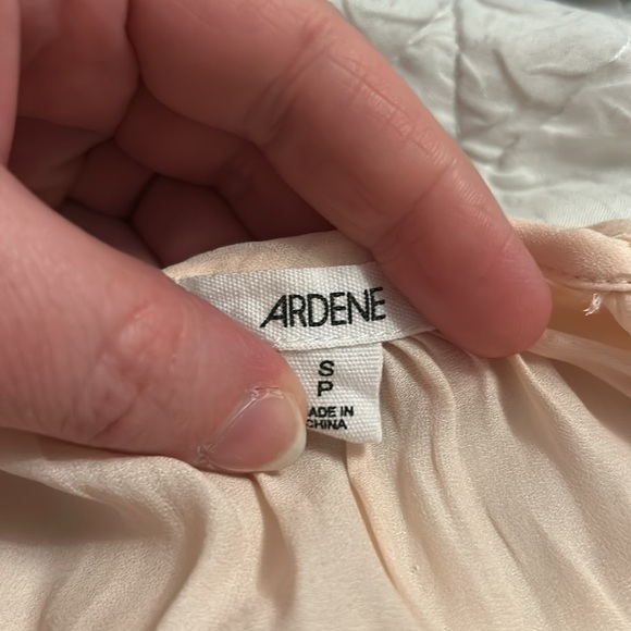 Shear, Flowy Tank Top with Shoulder Ties, Sz S - Picture 6 of 8